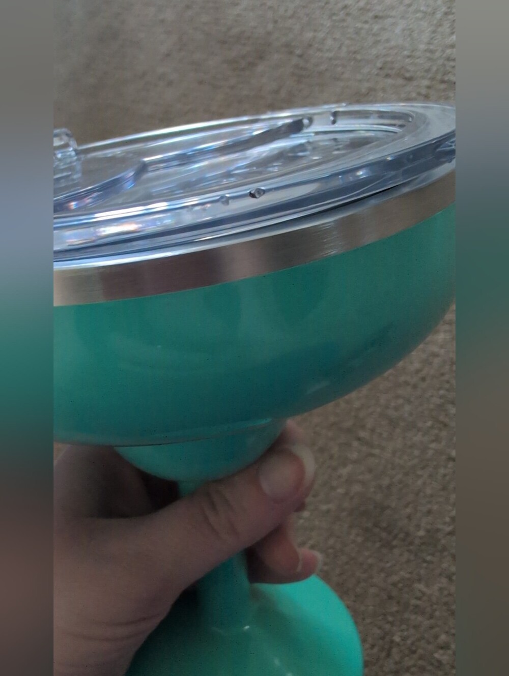 ORCA Rita Temperature Insulated, Stainless Steel Margarita Glass Lidded Tumbler - Picture 7 of 7